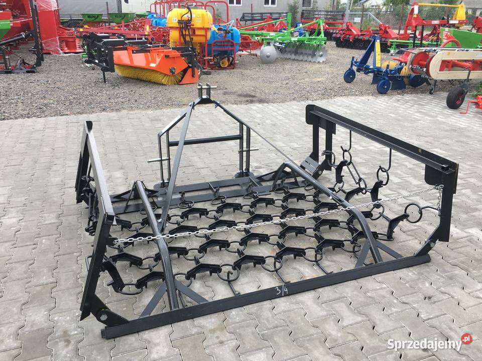 Włóka łąkowopolowa 6m 4 rzę brona polowa palcowa Szczytno