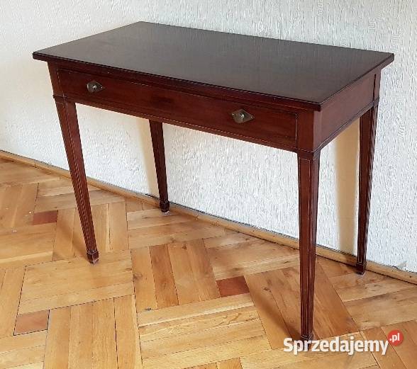 Mahoniowa konsola z szufladami