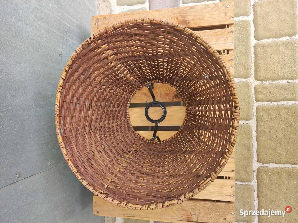 Stylowy abażur wiklinowy styl boho rustykalny Podkałek sprzedam