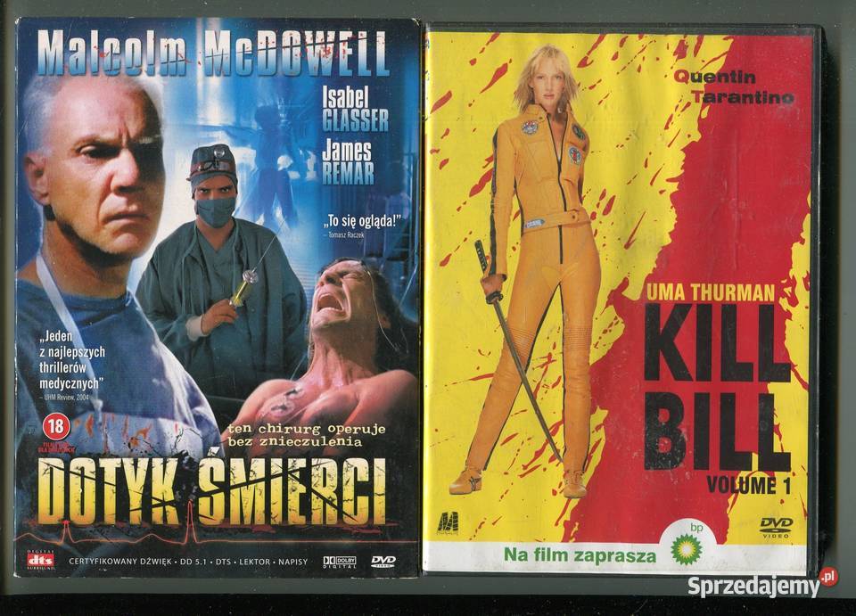 Dotyk śmierci Kill Bill 2 filmy DVD Szczecin sprzedam