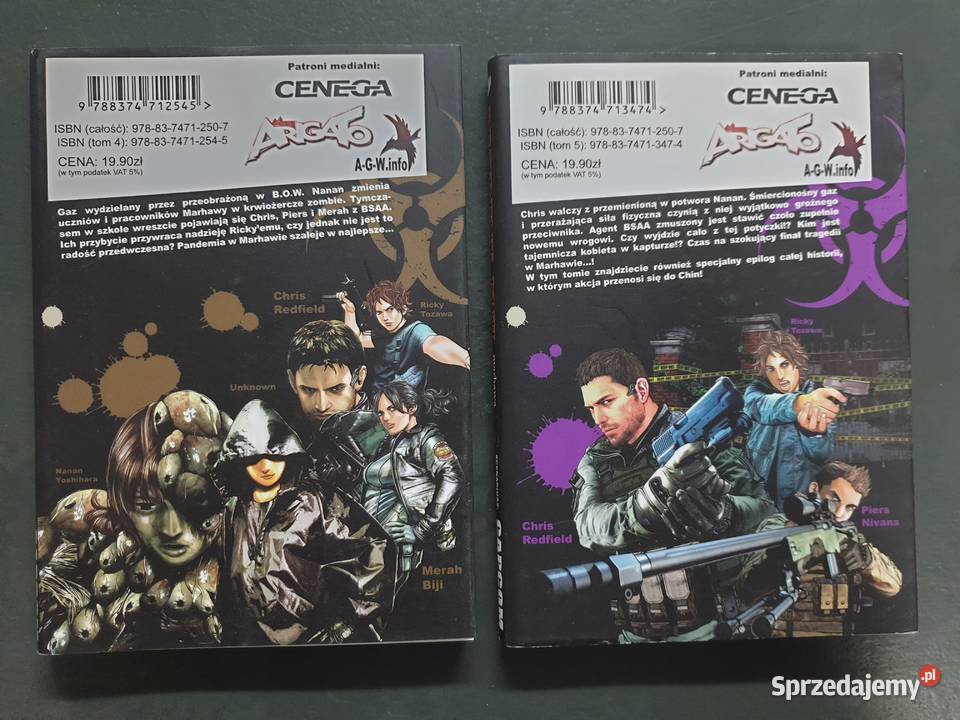 Resident Evil zestaw 2 komiksów Manga Gdynia