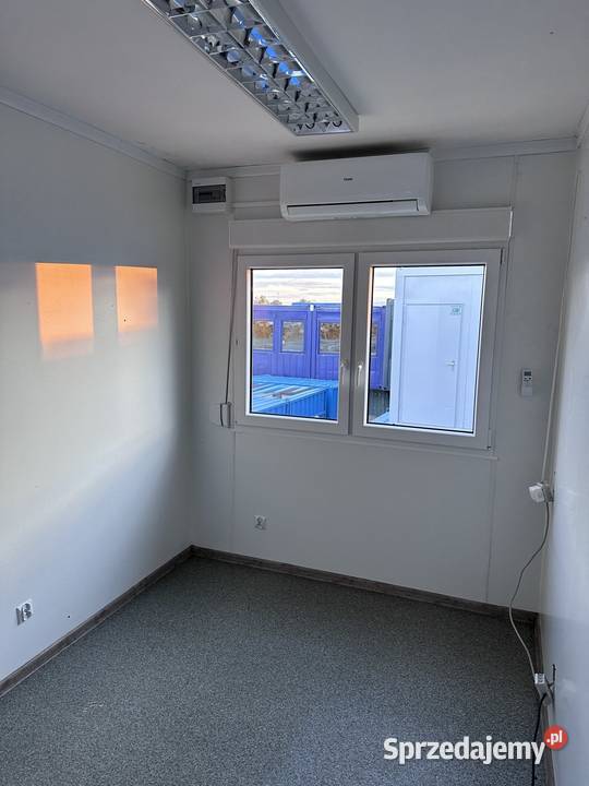 KONTENER BIUROWY SZATNIA BUDOWA KLIMATYZACJA Biuro