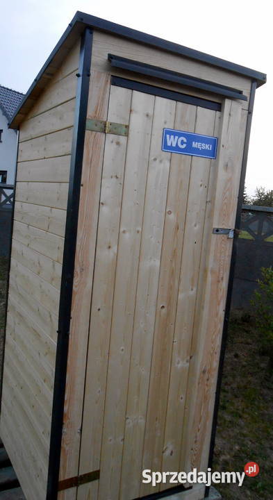 WC Drewniane Toaleta na Budowę Działke Grabów nad Prosną