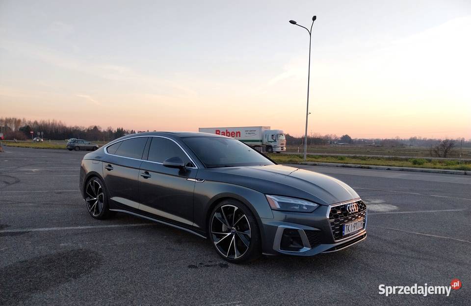 Audi A5 Sportback 45 TFSI 265 quattro Stronic elektryczne lusterka Staszów sprzedam