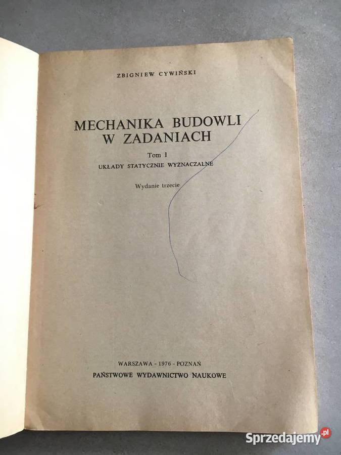 Mechanika budowli w zadaniach Tom I Układy Łęczyca