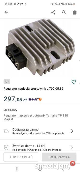 Regulator napięcia prostownik L 7000586 Warszawa sprzedam