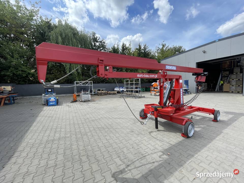 Dźwig Steinweg Bocker MK 400 5 minikran pełny VAT wielkopolskie Ślesin sprzedam