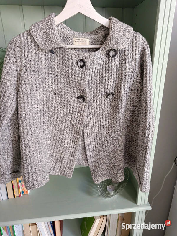 Szara narzutka bolerko Zara r XS Rozmiar 34(XS) wielkopolskie Oborniki sprzedam