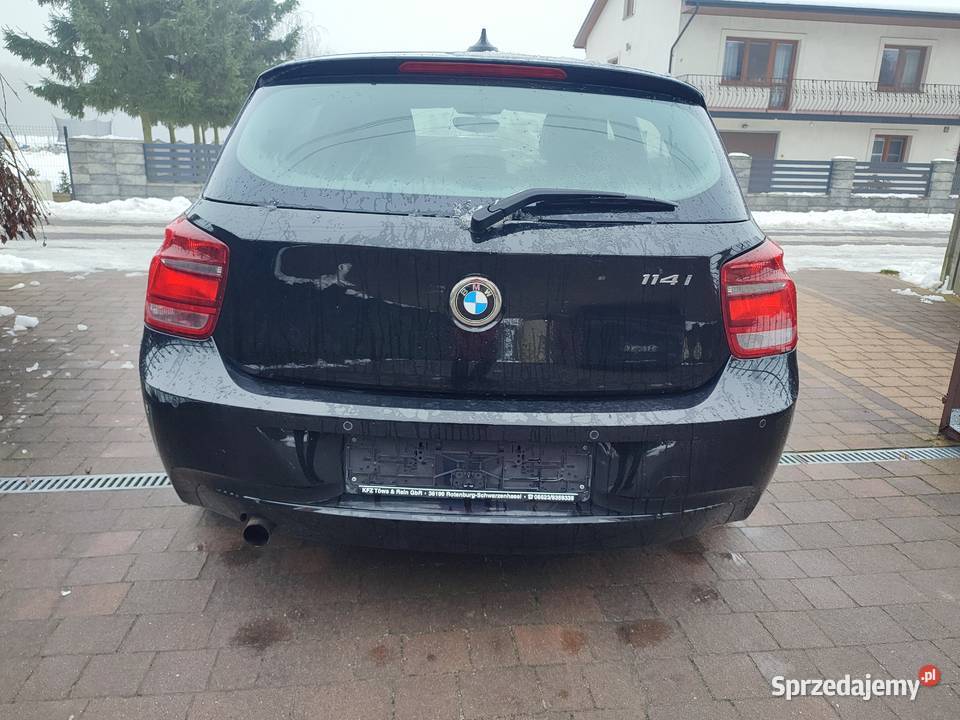 BMW 1 114i Benzyna 5 Drzwi Pełna Dokumentacja isofix wielkopolskie Turek sprzedam