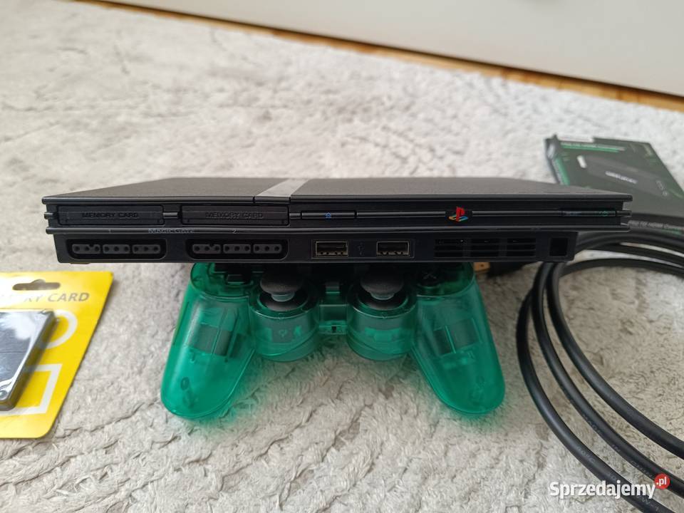 Konsola Sony PlayStation 2 Slim SCPH77004 2 FMCB Gry komputerowe i konsolowe Pruszków