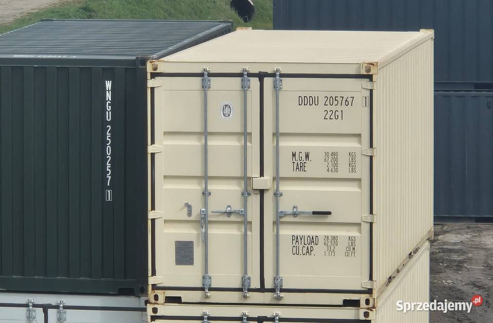 Kontenery magazyny schowki 20DV dł 6m sprzedam Gdańsk