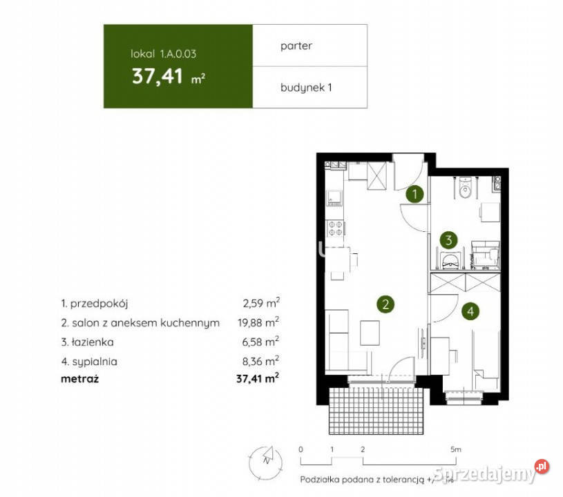 Mieszkanie sprzedam 3749 metrów 2pokojowe Kraków