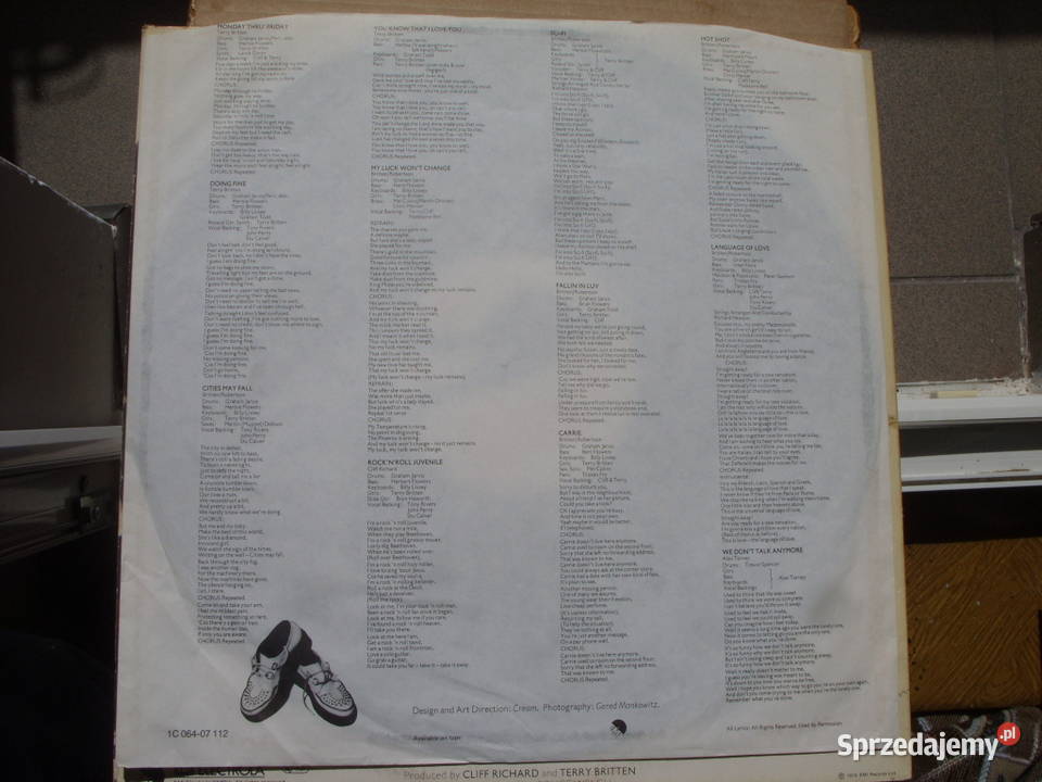Winyl LP Rock CLIFF RICHARD ROCKNROLL TURENILE 1 płyta Wołów