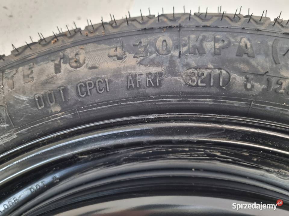 KOŁO DOJAZDOWE Opel Insignia A 12570 R17 5x120 Chełm