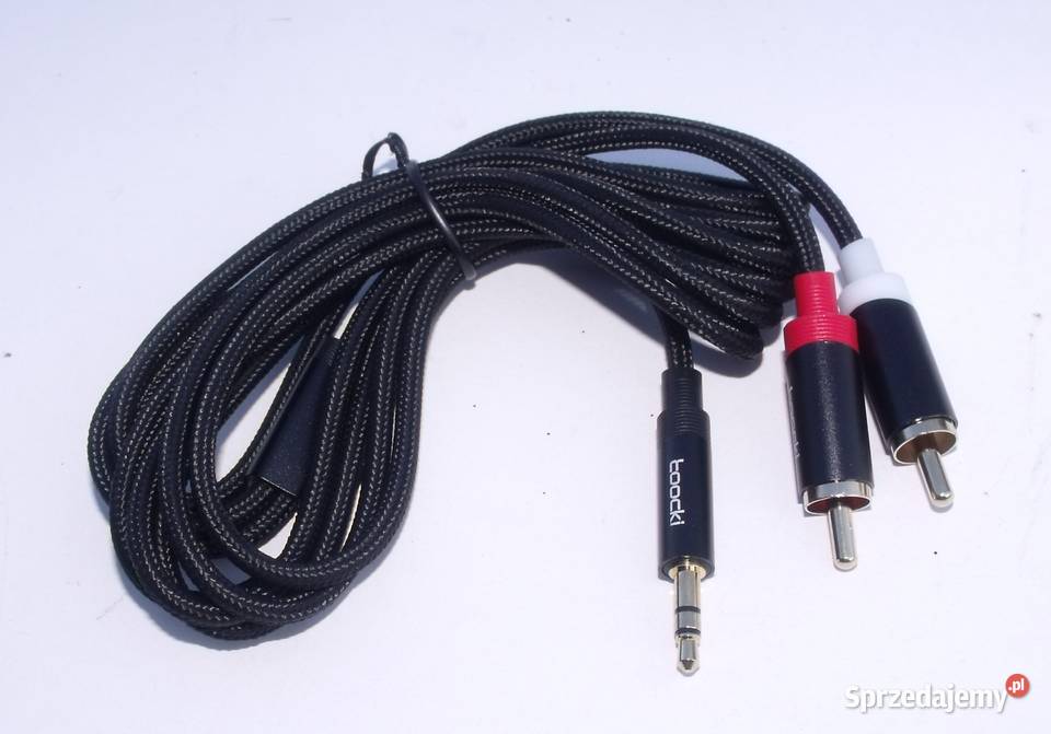 Kabel Przewód Audio Głośnikowy Aux 35 mm do 2RCA Sieradz sprzedam
