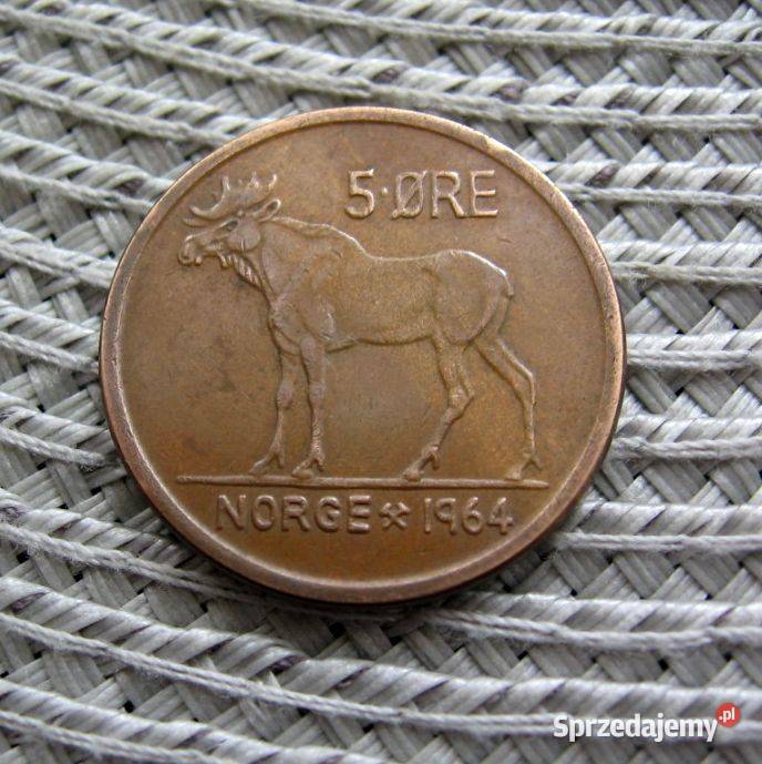 Norwegia 5 Ore 1964r Kolekcje Kalisz