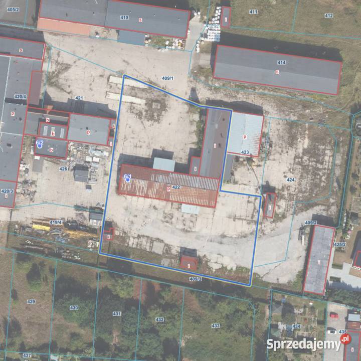 Zabudowane działki tworzące całość gospodarczą kujawsko-pomorskie Łochocin