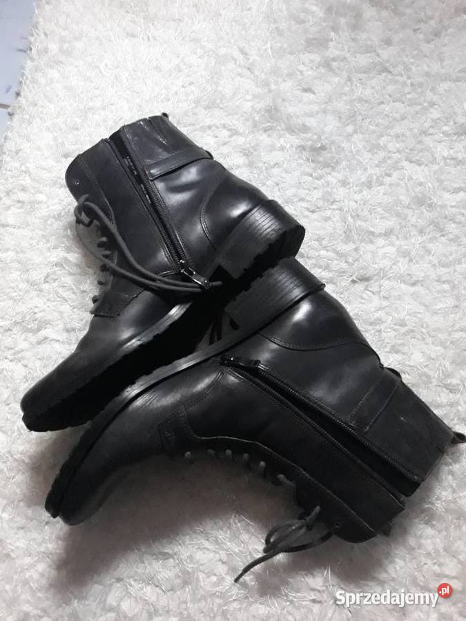 Skórzane trzewiczki damskie TAMARIS WOJAS skóra Rzeszów