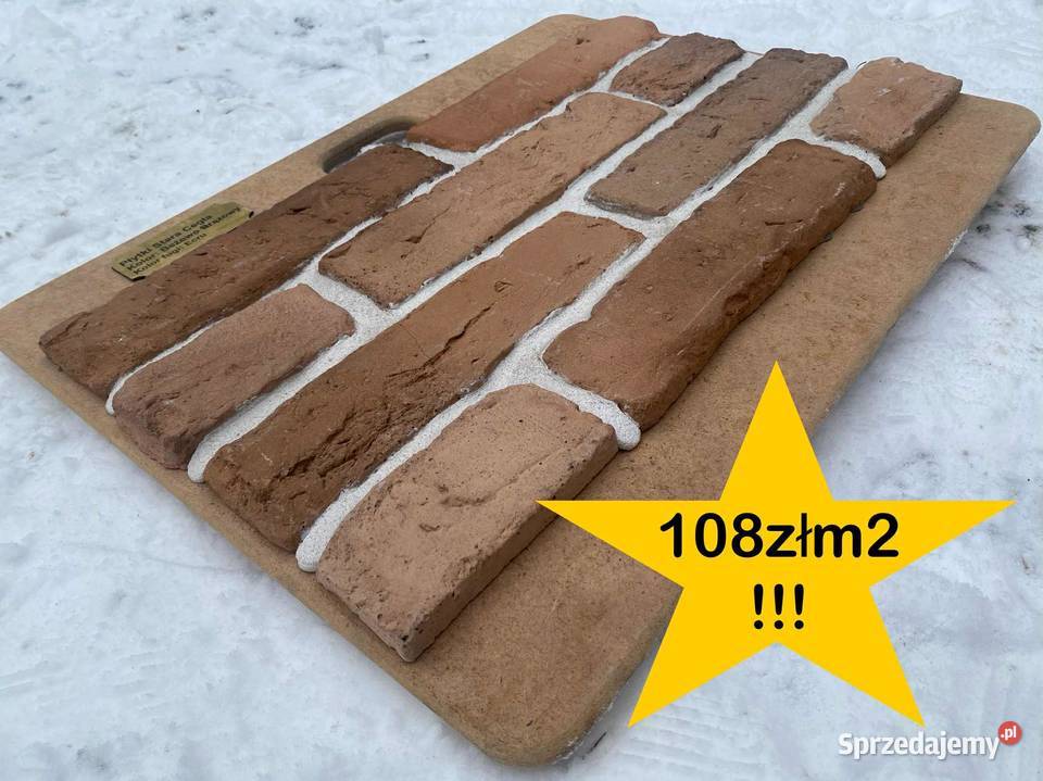 Cegła Elewacyjna BeżowoBrązowa Piotrków Trybunalski sprzedam