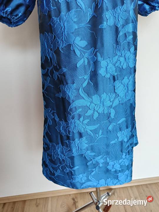 Sukienka OBJECT r 38 haft kwiatowy bufiaste Gdynia