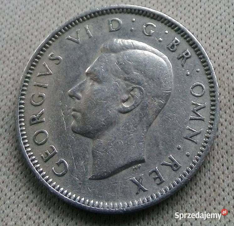 WIELKA BRYTANIAONE SHILLING1948 r 3 Numizmatyka mazowieckie Legionowo