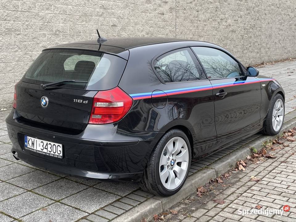 BMW e81 120d Lift 2009 Bixenon Czarna lala na pierwszy właściciel Będzin