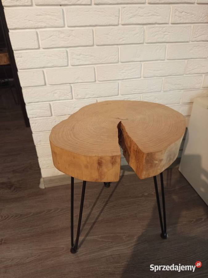 Stolik z plastra drewna Wyprzedaż Stoliki kawowe i ławy Wrocław