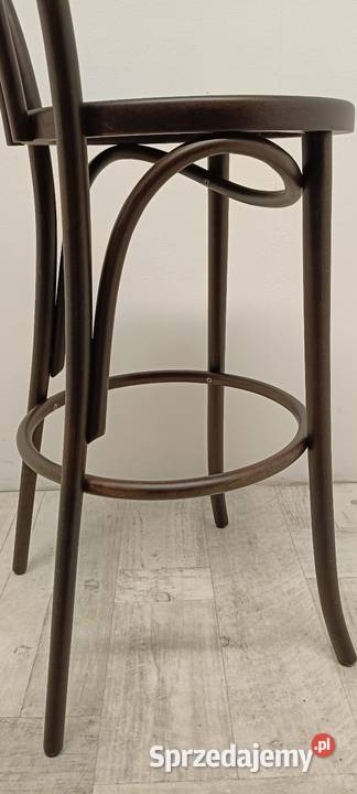 hoker krzesło barowe wysokie buk gięty