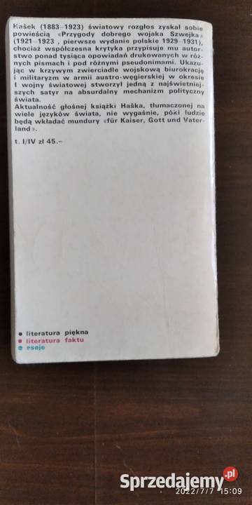 Hasek Przygody dobrego wojaka Szwejka Puławy