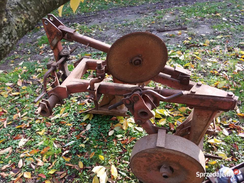 Pług Dwuskibowy Unia Grudziąc Stan Wzorowy Ursus