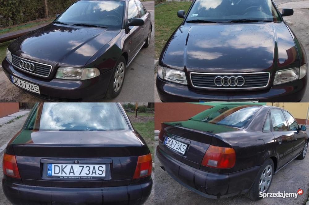 Audi A4 B5 sedan kolor wiśniowy 1995 dolnośląskie Kamienna Góra sprzedam