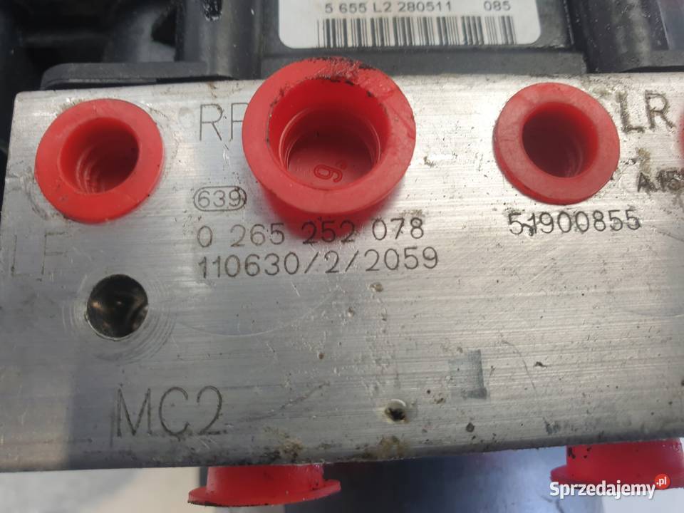 Peugeot Bipper POMPA ABS hamulcowa 51900855 Układ ABS i ESP sprzedam