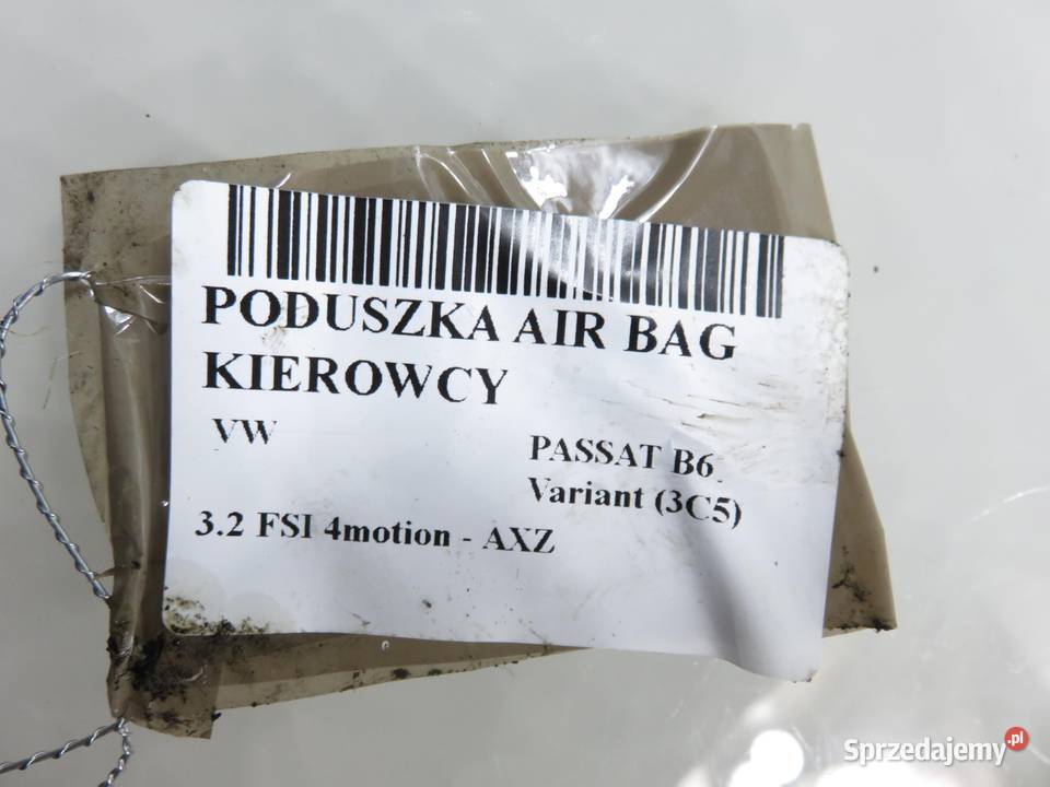 PODUSZKA KIEROWCY VW PASSAT B6 3C0880201AC