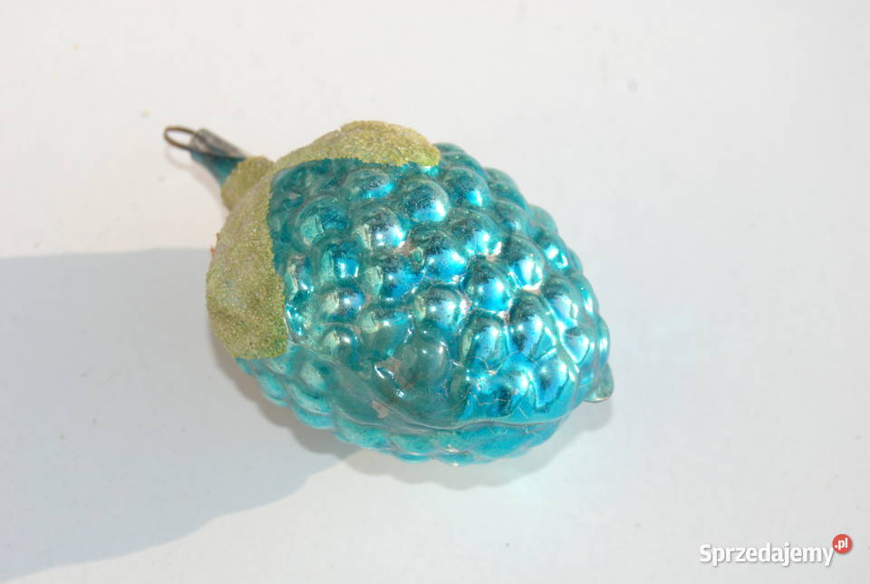 Stara bombka ozdoba choinkowa bańka szyszka śląskie