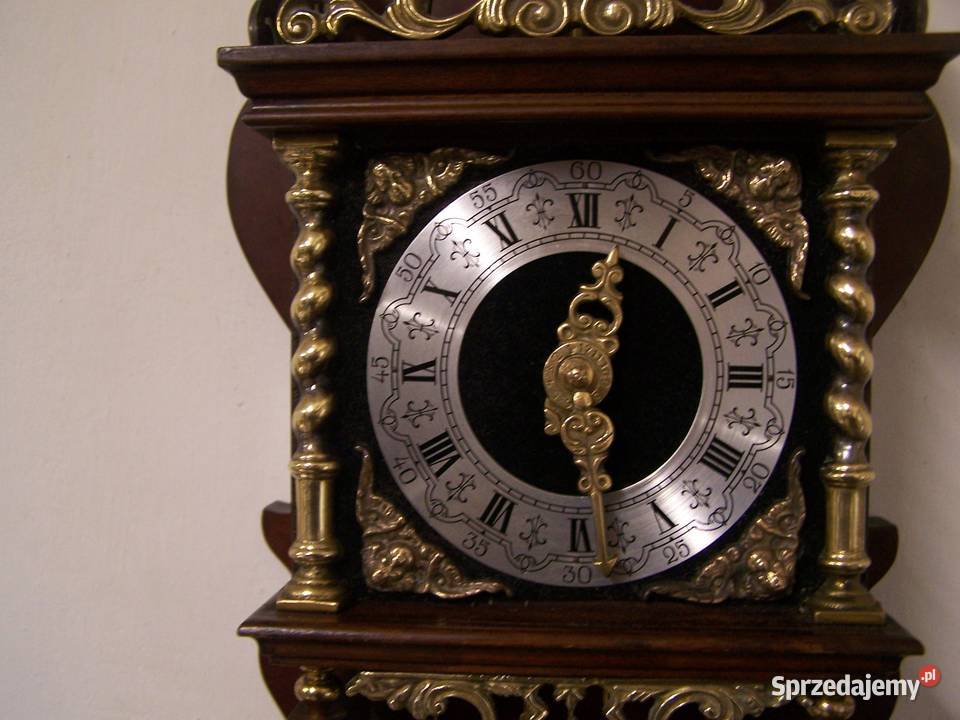 tan Nie wymaga renowacji Antyczny zegar wiszący ścienny Koszalin