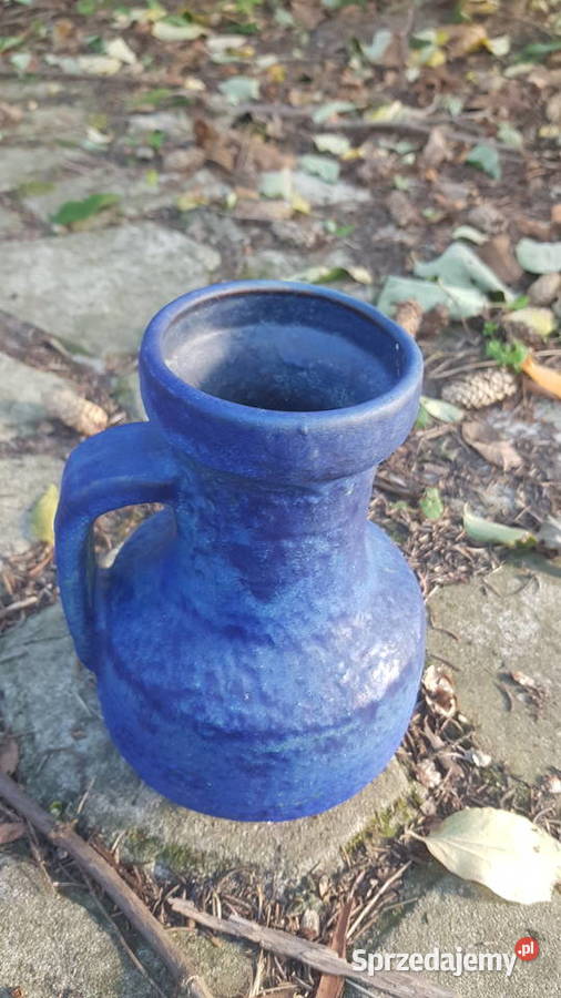 Karlsruhe Pottery dzbanek wazon śląskie Myszków