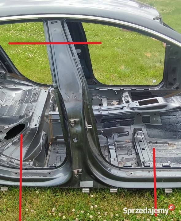 AUDI A7 4G SŁUPEK PRÓG PRAWY LZ7S