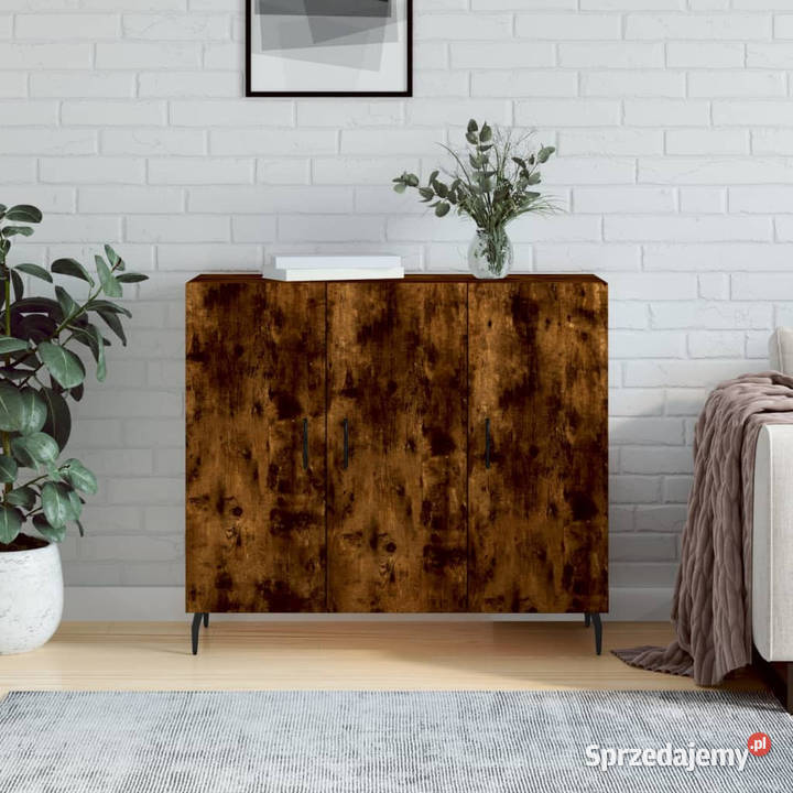 Szafka przydymiony dąb 90x34x80 materiał Warszawa
