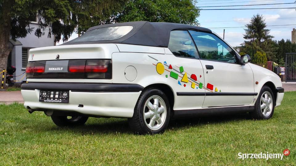 RENAULT 19 CABRIOLET 1996 Biały Metalik El dach 19 Zgierz