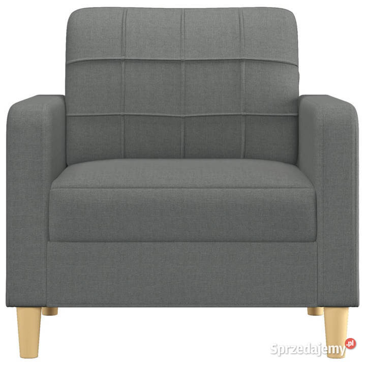 Fotel ciemnoszary 60 obity tkaniną WM359076 Warszawa sprzedam