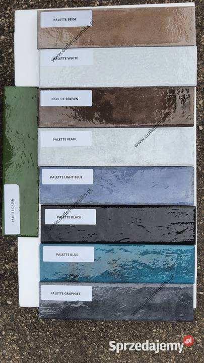 Płytki ścienne łaziekowe szkliwione cegiełka sprzedam