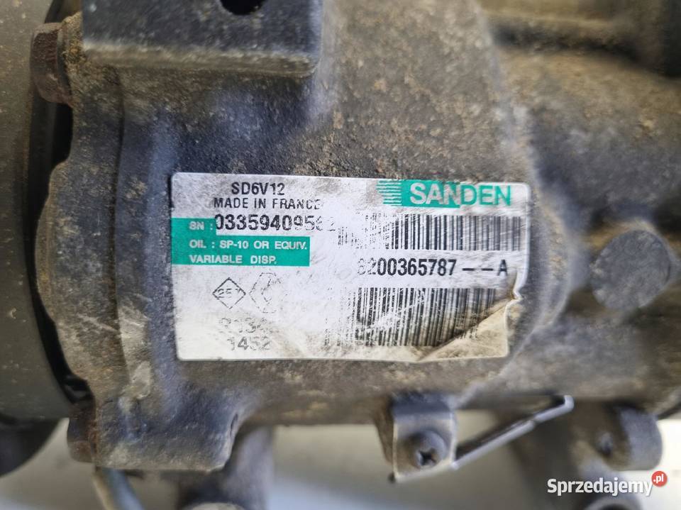 SPRĘŻARKA KLIMATYZACJI Renault Clio III 15 DCI Rudka