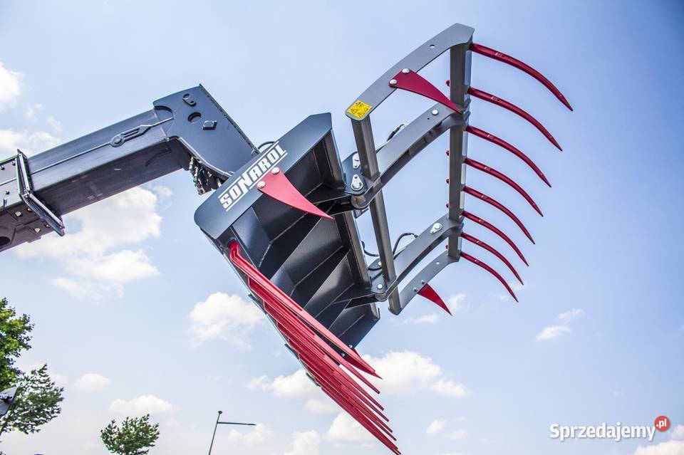 Chwytak łyżkokrokodyl do ładowarek teleskopowych Mroczków Duży