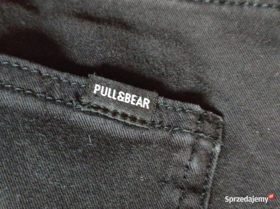 spodnie PullBear bawełniane elastyczne slim fit