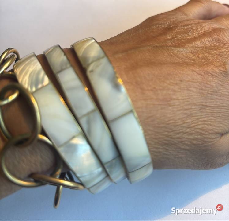 Bransoletki mosiądz i macica perłowa Bydgoszcz