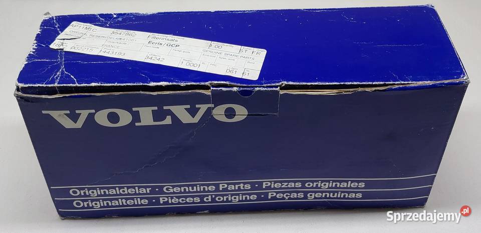 FILTR PALIWA VOLVO SILNIK 240 740 24 DIESLE sprzedam