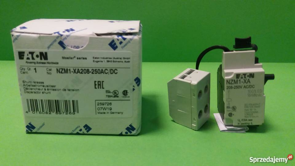Wyzwalacz wzrostowy NZM1XA208250ACDC Elektryka i akcesoria Wyszków