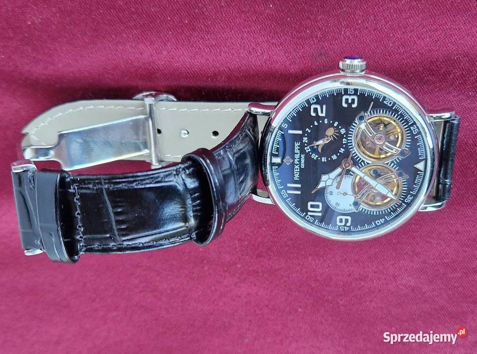Zegarek Patek Philippe automat 2x Open Heart Wrocław sprzedam