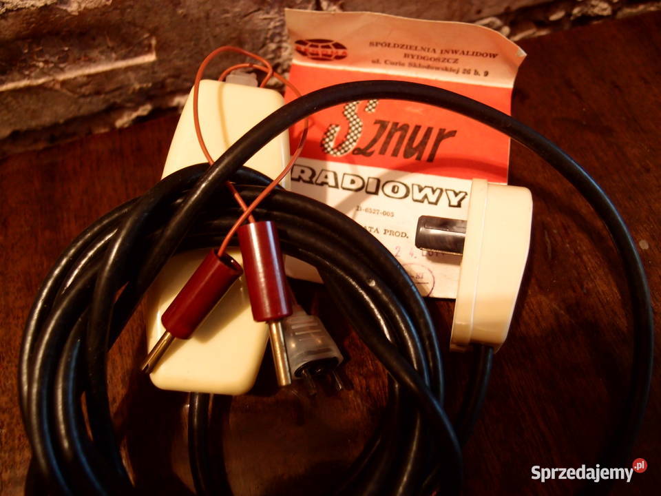 Sznur Radiowy Unimor Unitra UKF produkcja PRL Łódź sprzedam