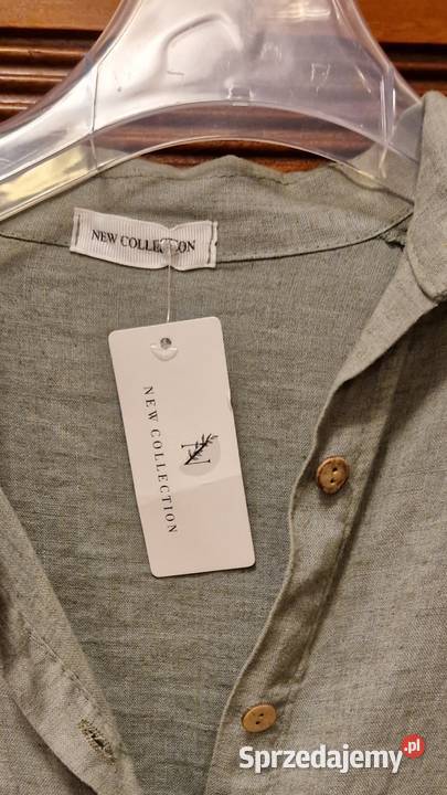 Koszula Collection L XL nowa z metką lniana lubelskie Lublin